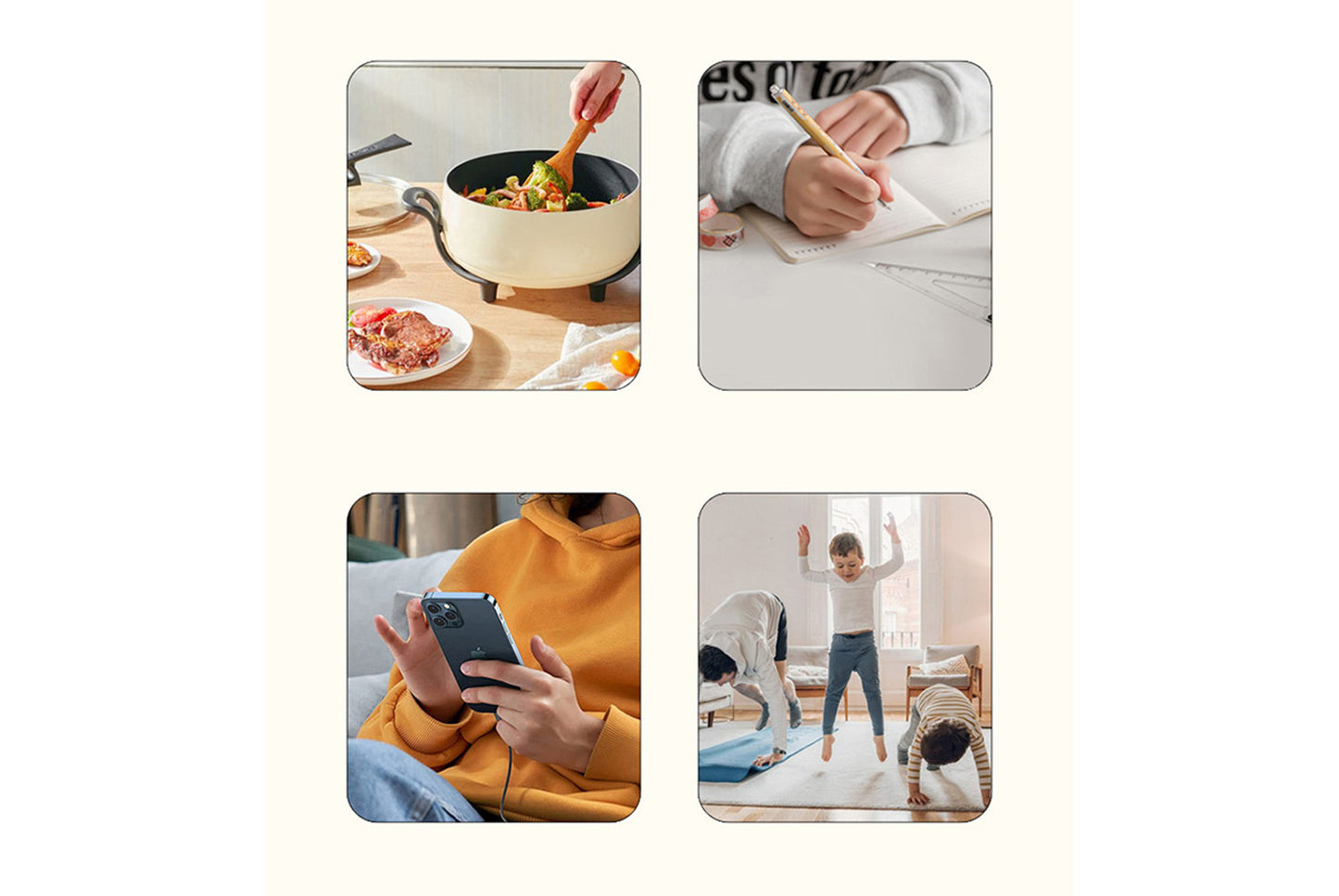 Visual Mechanical Kitchen Timer & Magnetic Countdown Alarm Clock