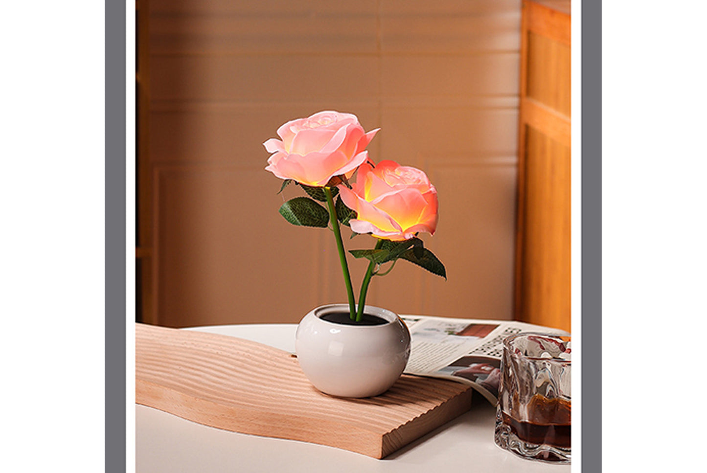 Preserved Rose Night Light