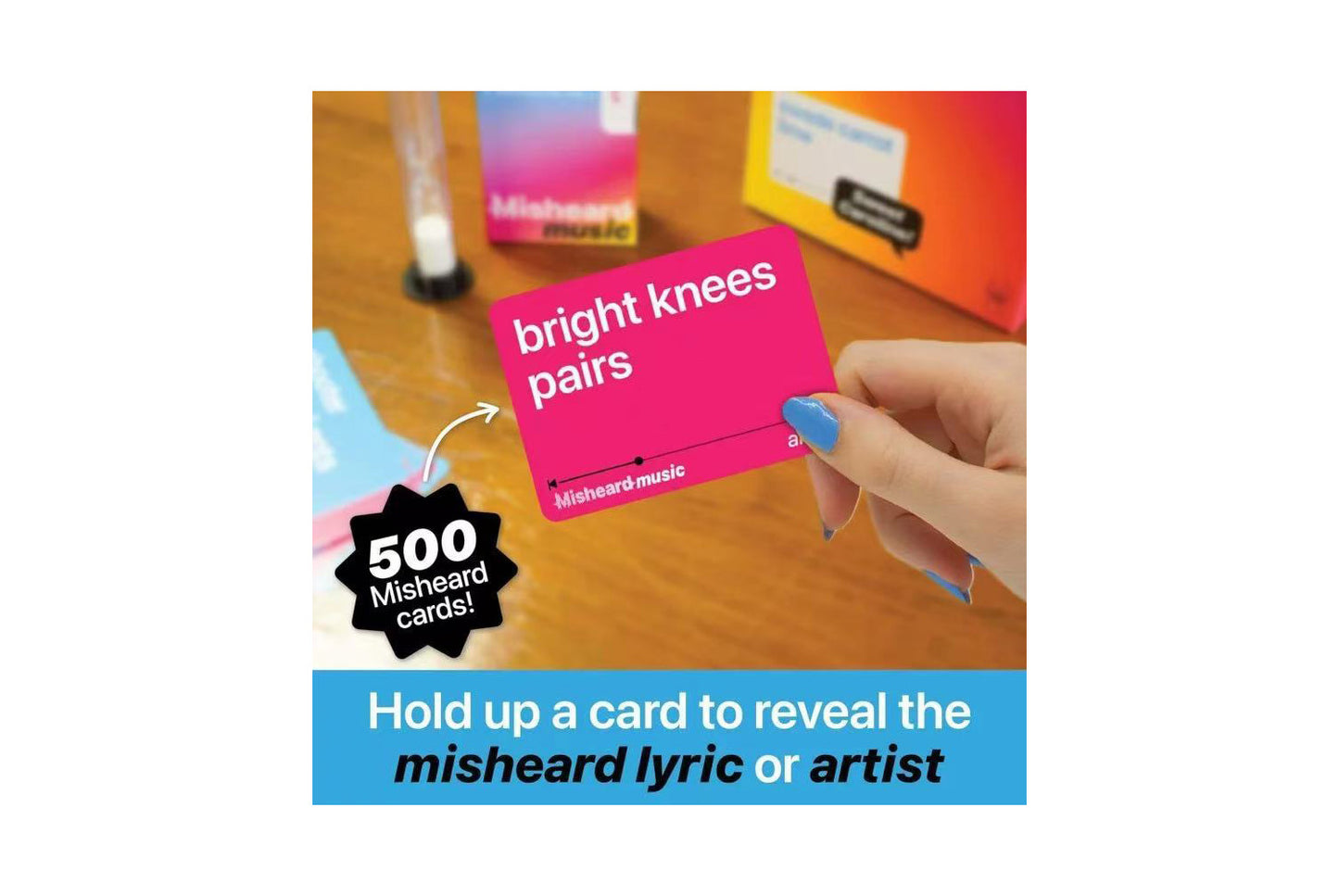 Snatch the Mic Music Party Game Cards