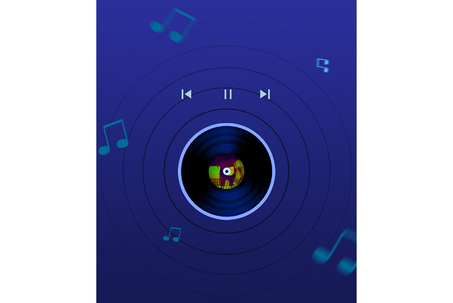 Wireless Remote Control Digital Music Doorbell (UK Plug)