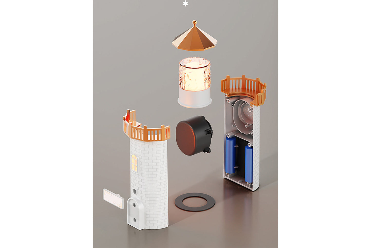 **Lighthouse Ambiance Night Light Bluetooth Model**