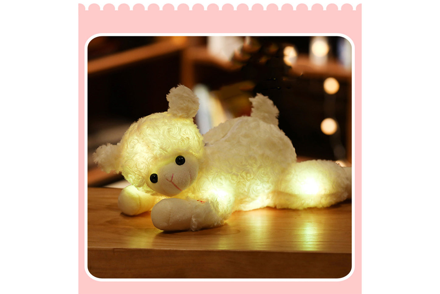 Colorful Glowing Plush Pillow
