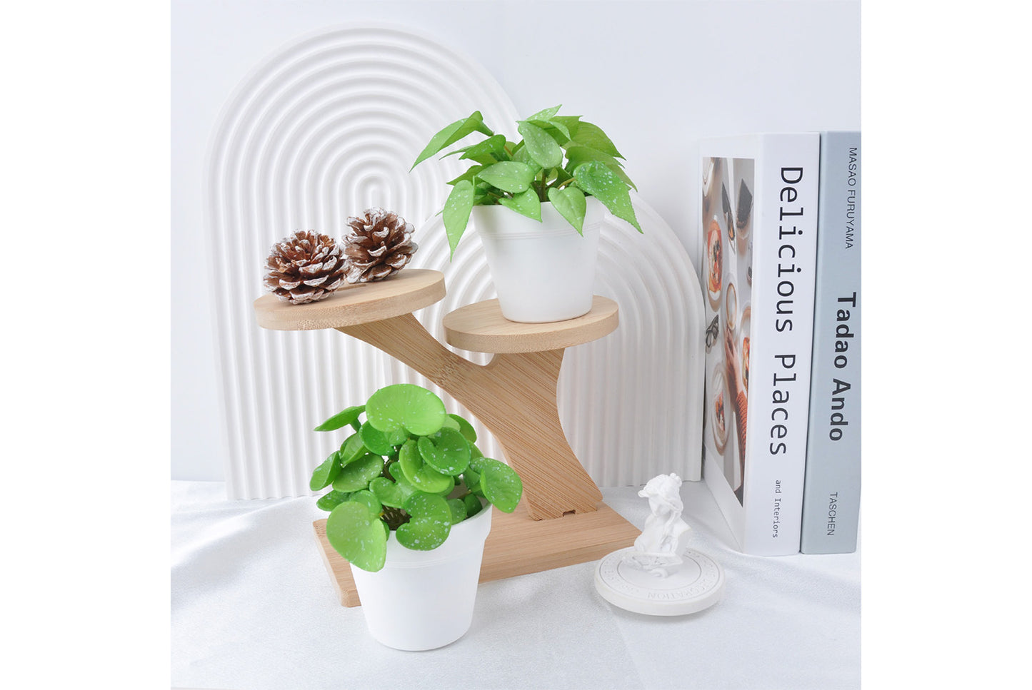 Halloween Simulated Plant Pots | Skull/White Pot/Succulent Series