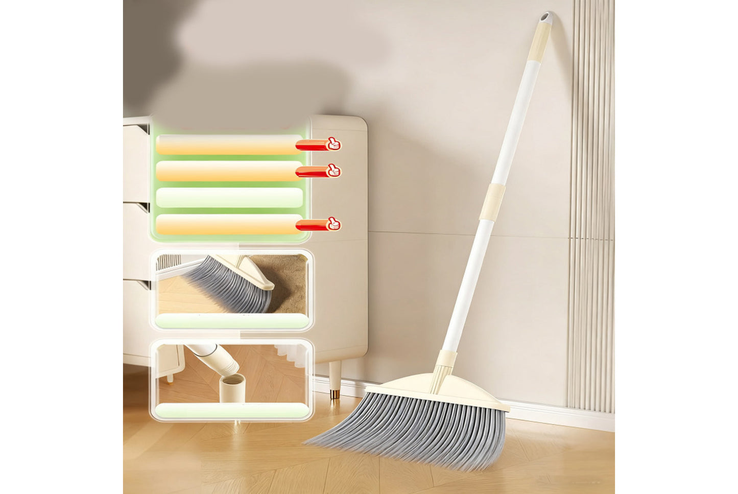**Extra Large and Wide Household Broom**