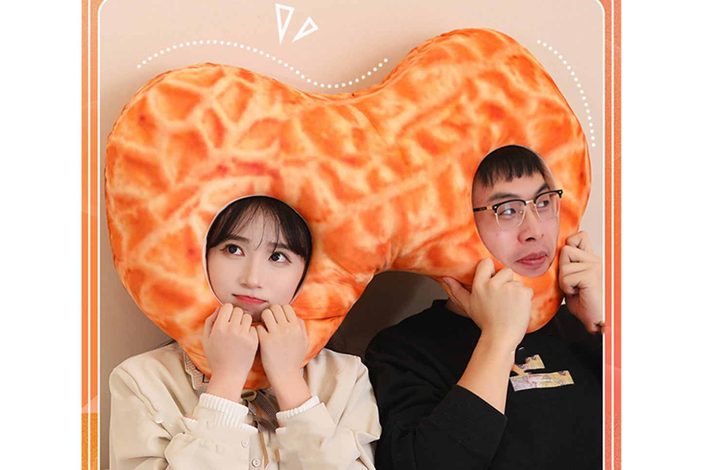 **Good Things Peanut Creative One-Piece Pillow/Head Cover**