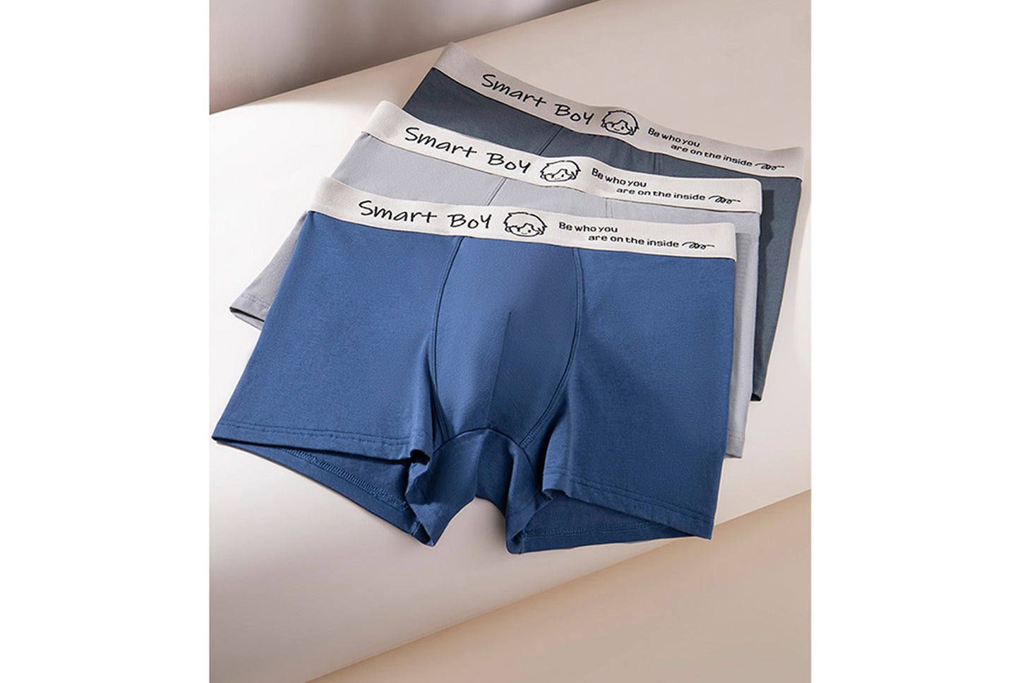 Men's Modal Cotton Mid-Rise Boxer Briefs