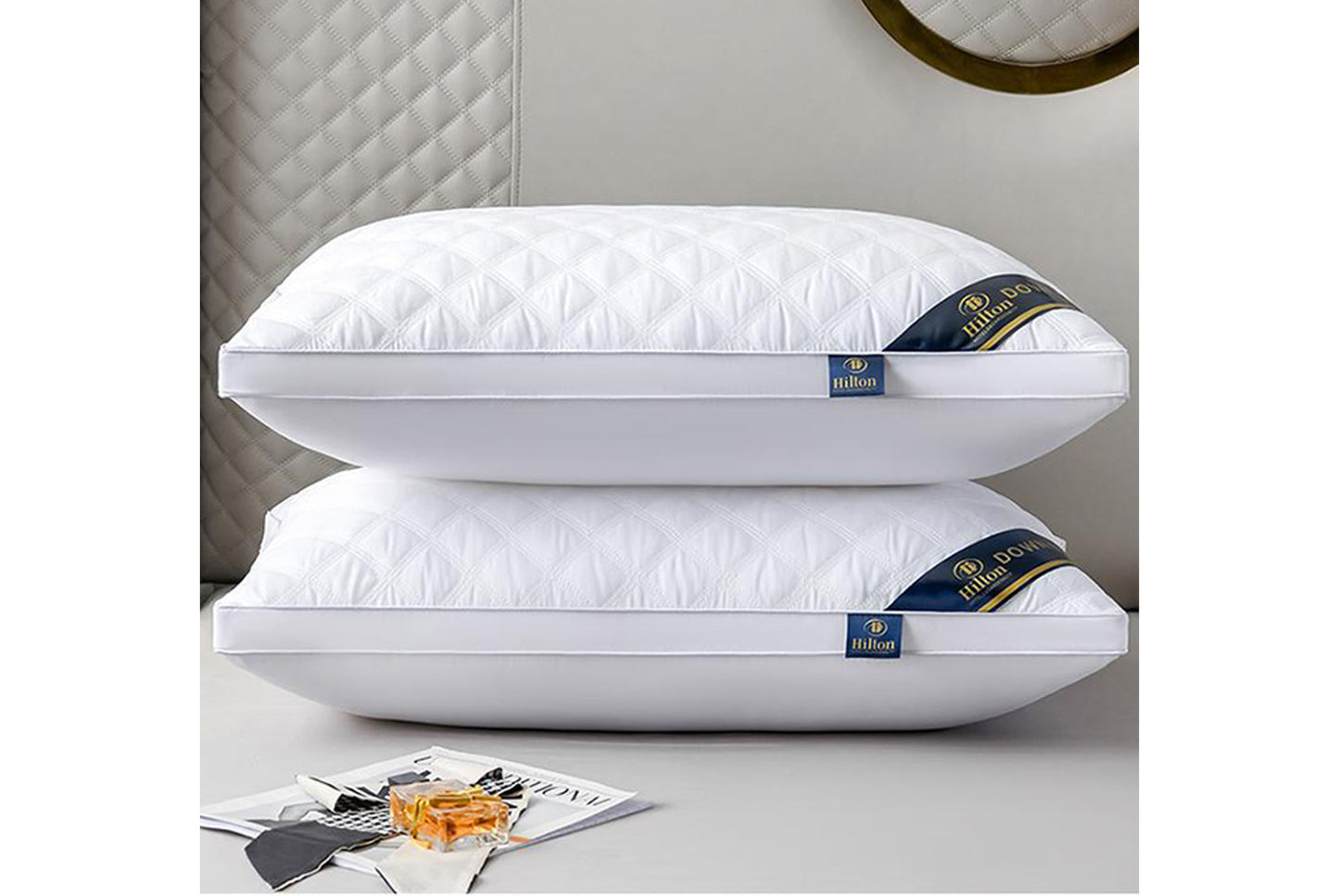 **Five-Star Hotel Pillow Core (48*74cm Feather and Down Filling)**