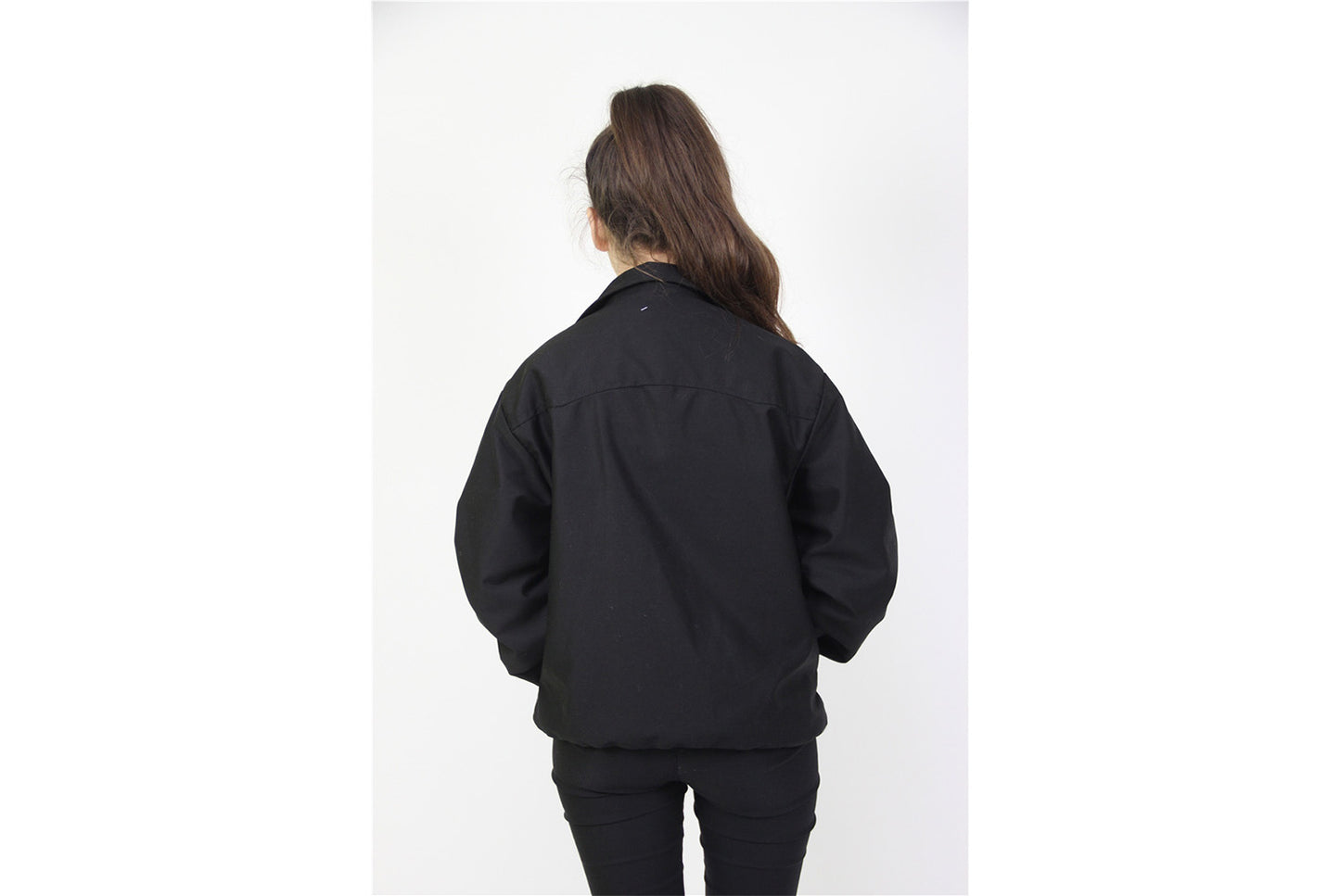 Stand-Collar Harrington Jacket