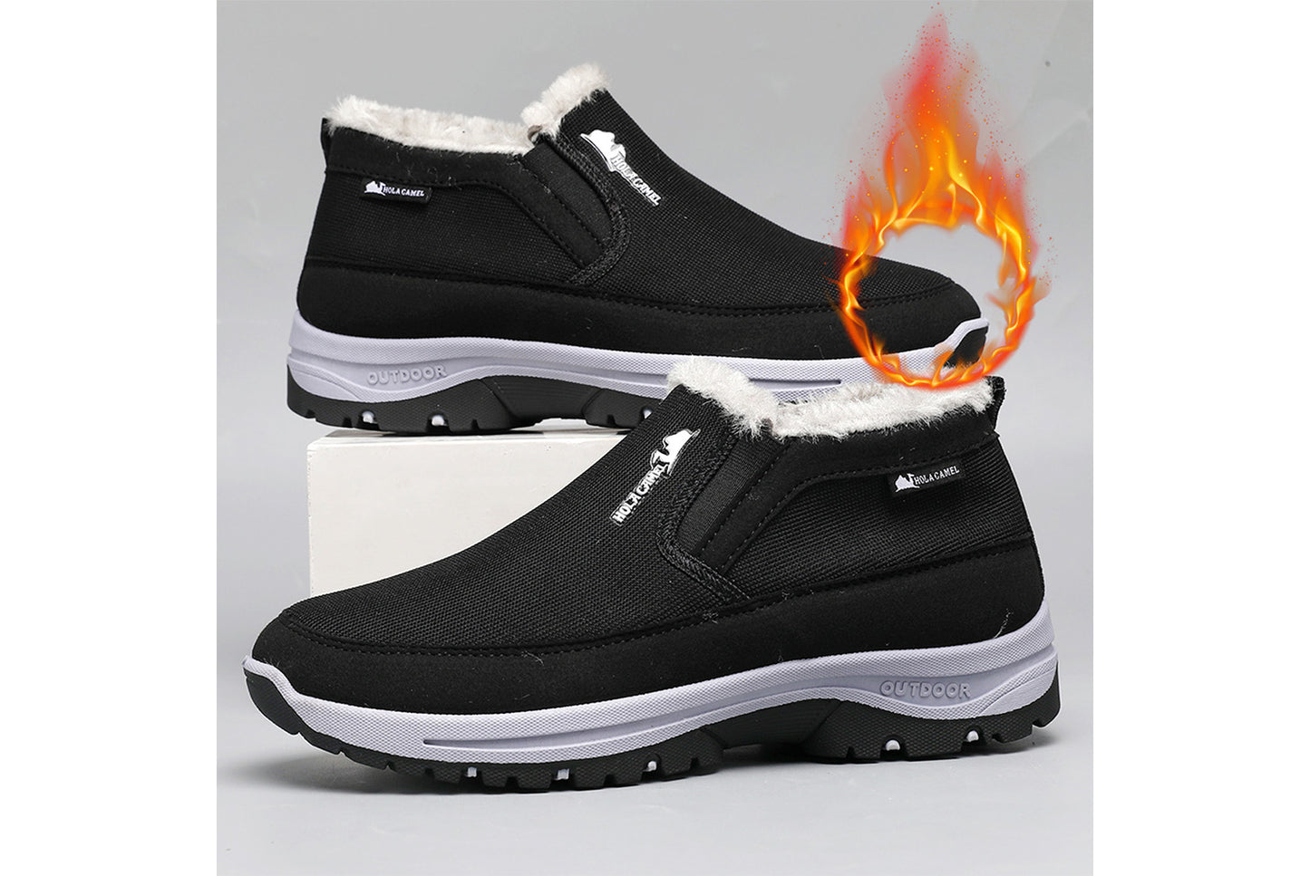 **Men's Outdoor Casual Lightweight Cotton Shoes**