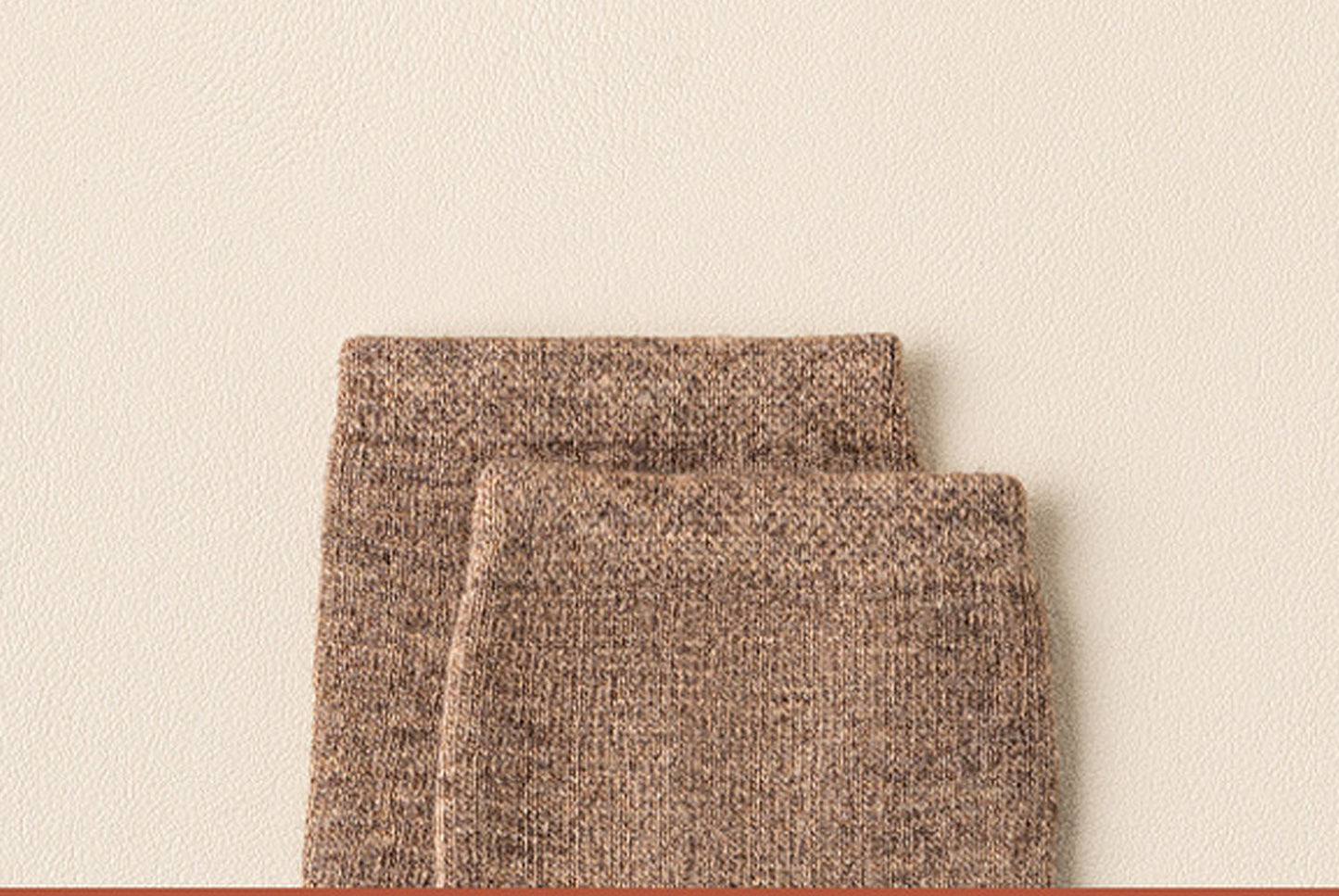 **Thickened Cashmere Mid-Calf Socks**