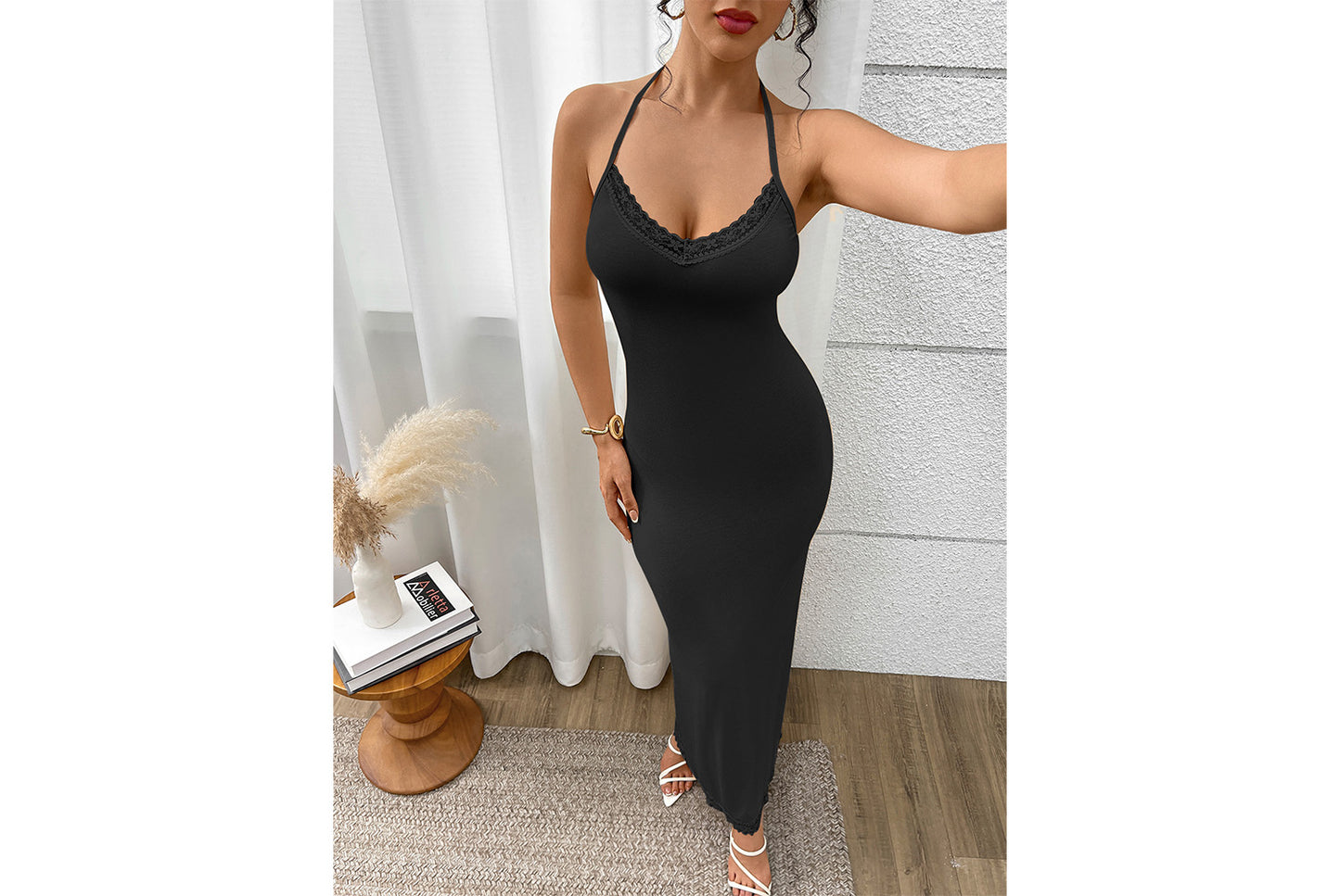 Lightly Tummy-Controlling One-Piece Dress