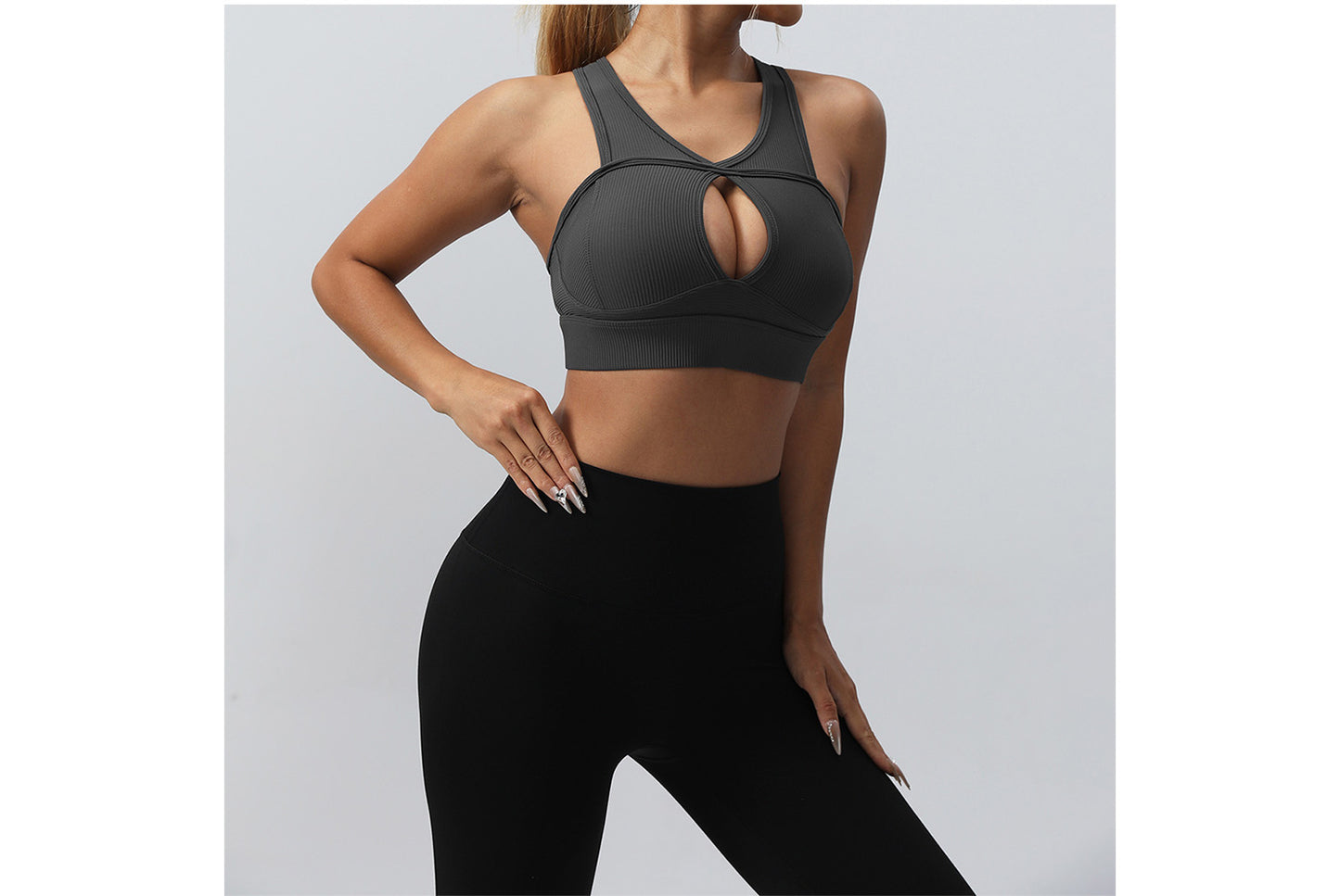 **High-Strength Shock-Insulating Sports Bra (Beautiful Back Yoga Bra)**