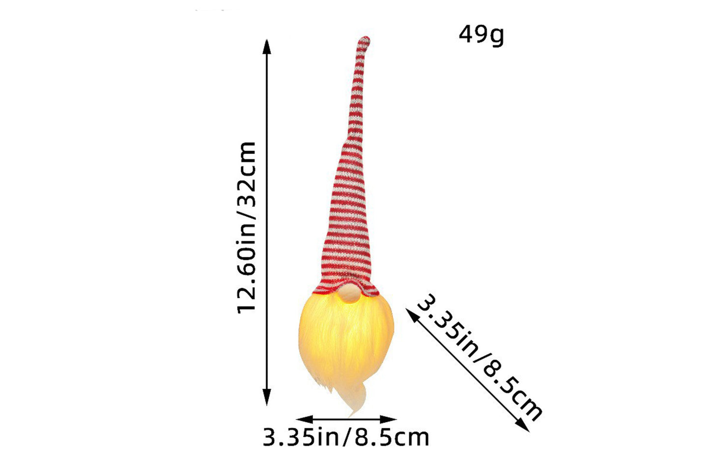 Faceless Doll Light Ball Ornament