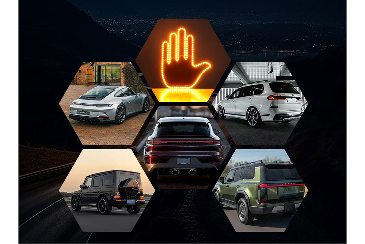 Car LED Gesture Interactive Light