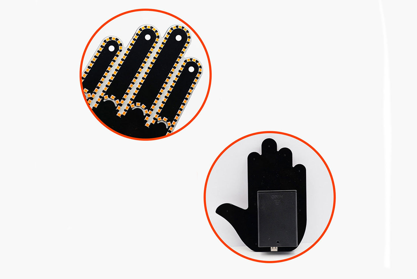 Car LED Gesture Interactive Light