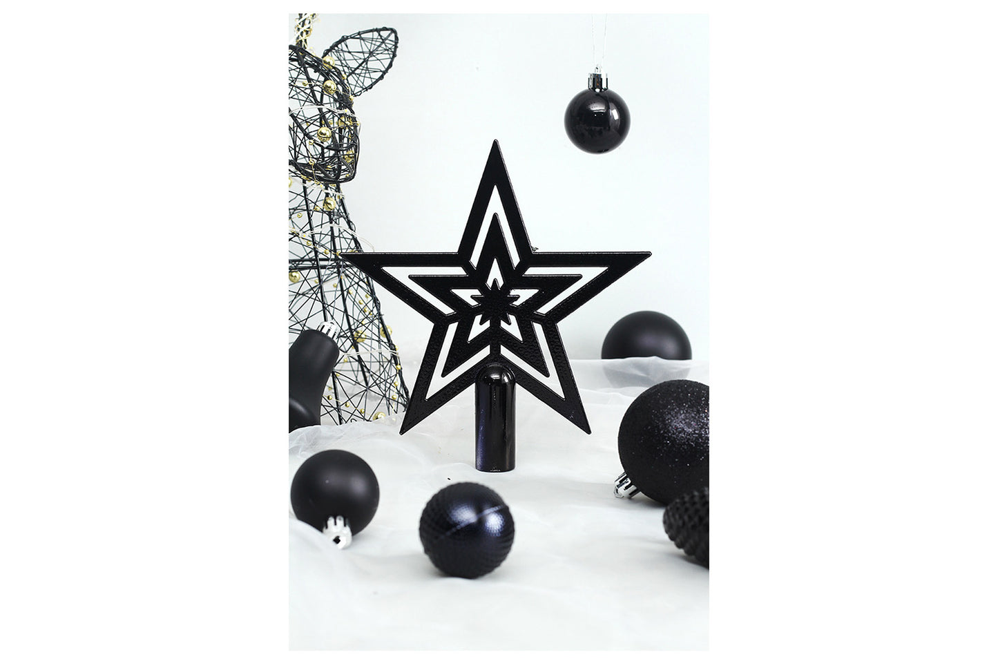 45-Piece Treetop Star Christmas Ball Set