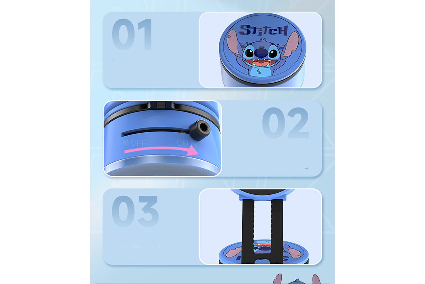 Stitch Vacuum Magnetic Phone Holder