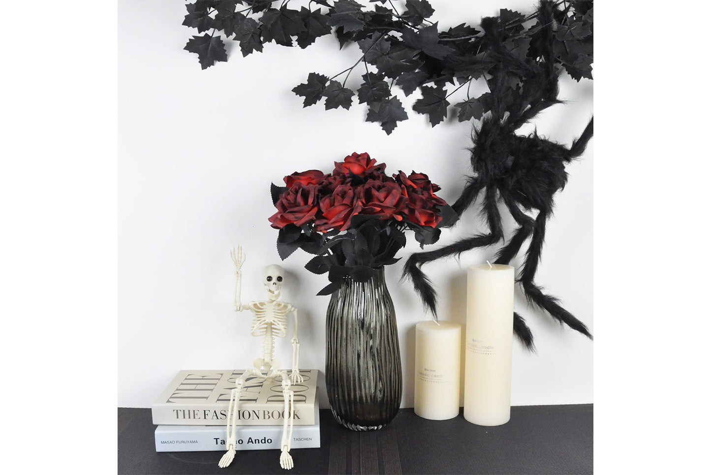 Halloween Scary Rose Decorations (10-Pack)