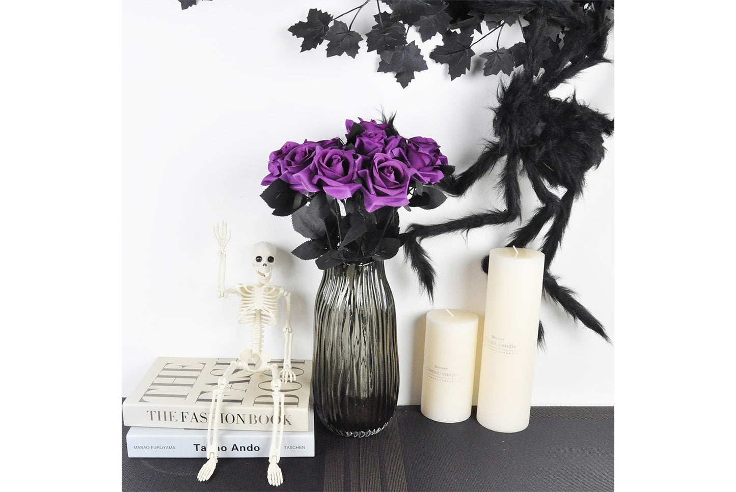 Halloween Scary Rose Decorations (10-Pack)