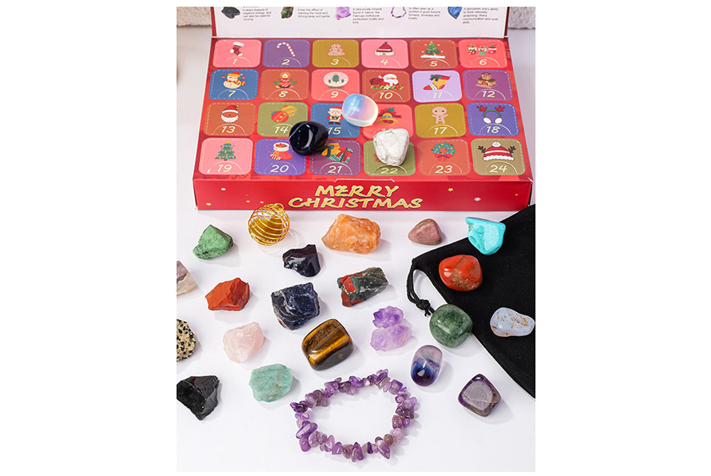 Jewelry Christmas Poke & Poke Crystal Set