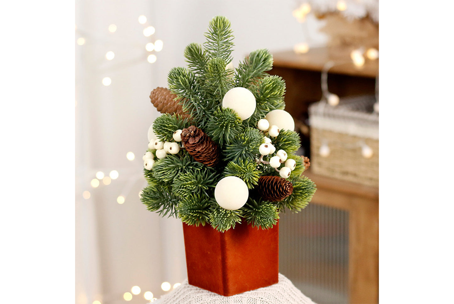 Replica Nobel Pine Mini Christmas Tree Set