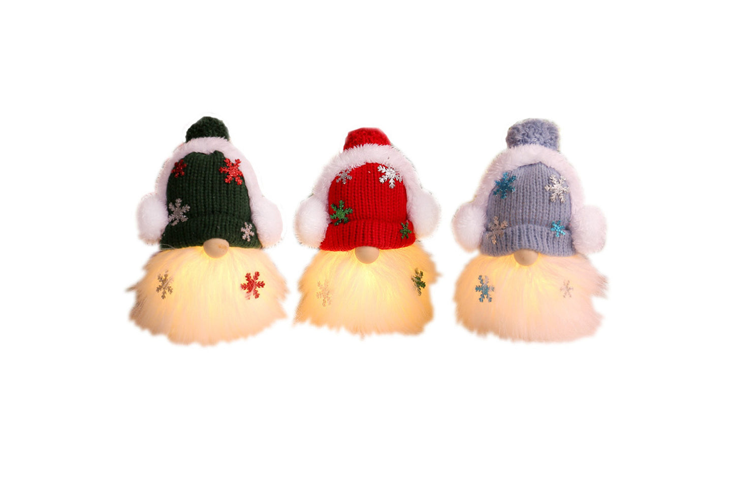 Children's Christmas Gift - Light-Up Musical Knitted Hat Doll