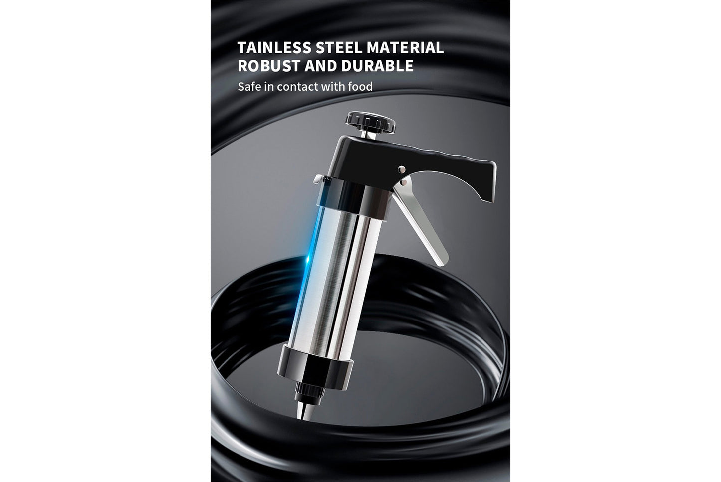 Stainless Steel Cookie Gun