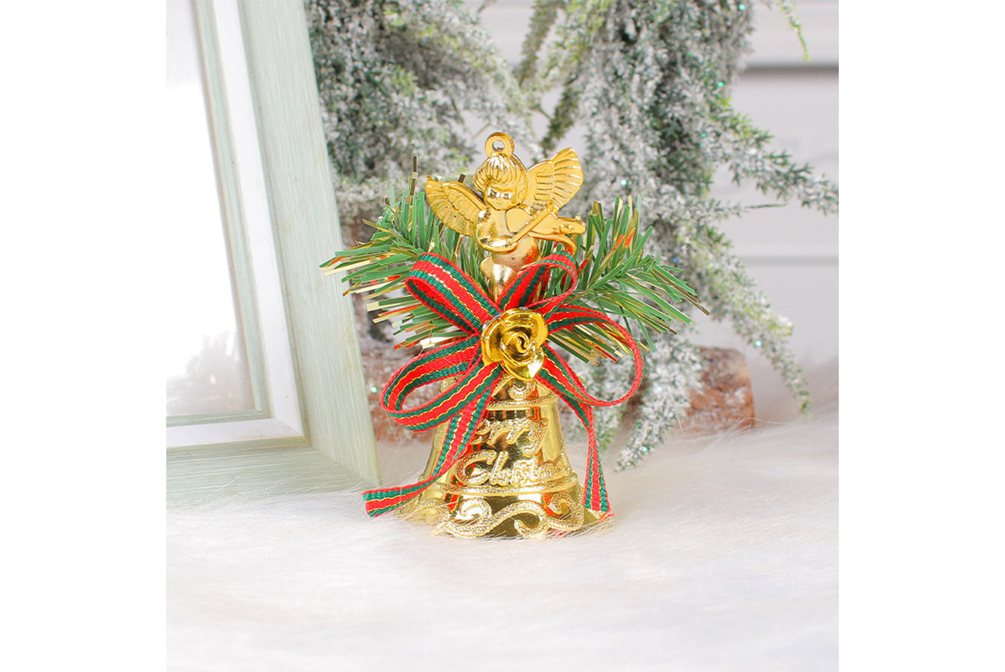 Christmas Bell Pendants - Golden Bell Christmas Tree Ornaments
