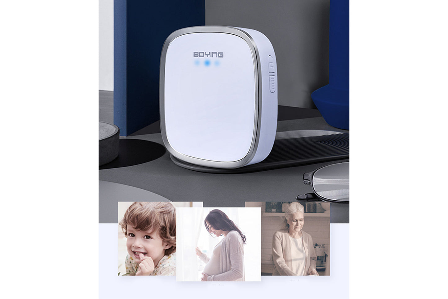 Wireless Remote Control Digital Music Doorbell (UK Plug)