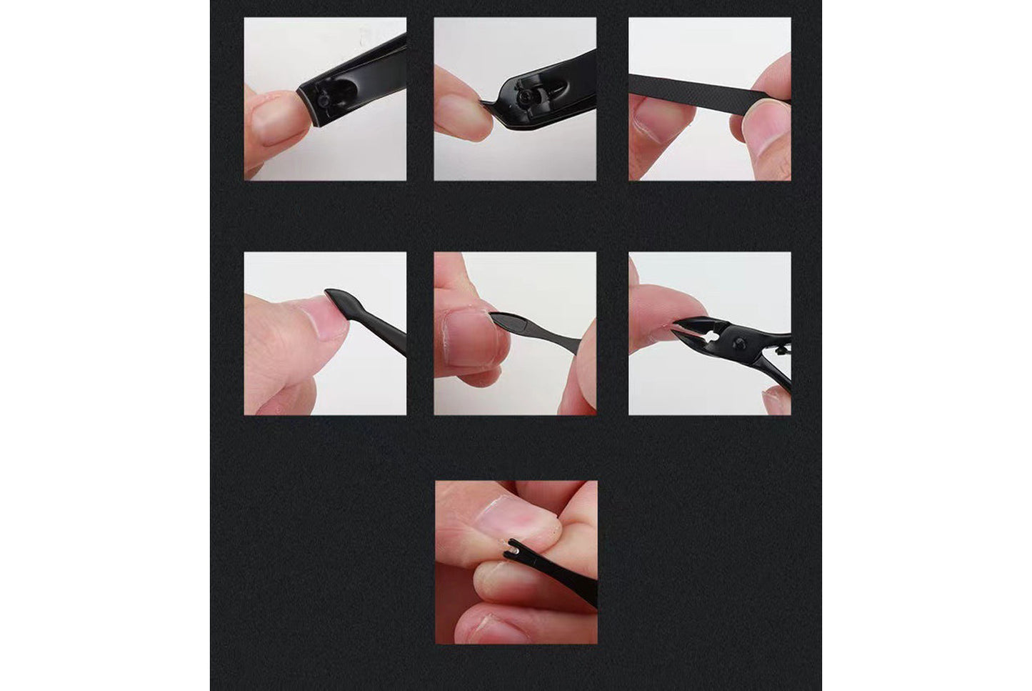 24-Piece Stainless Steel Nail Tool Set