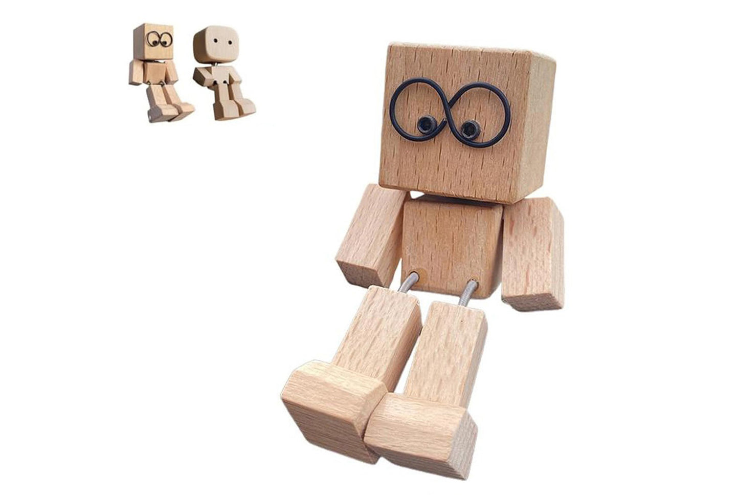 **Shaking Wooden Man Figurine | Shaking Wooden Man Car Decor**