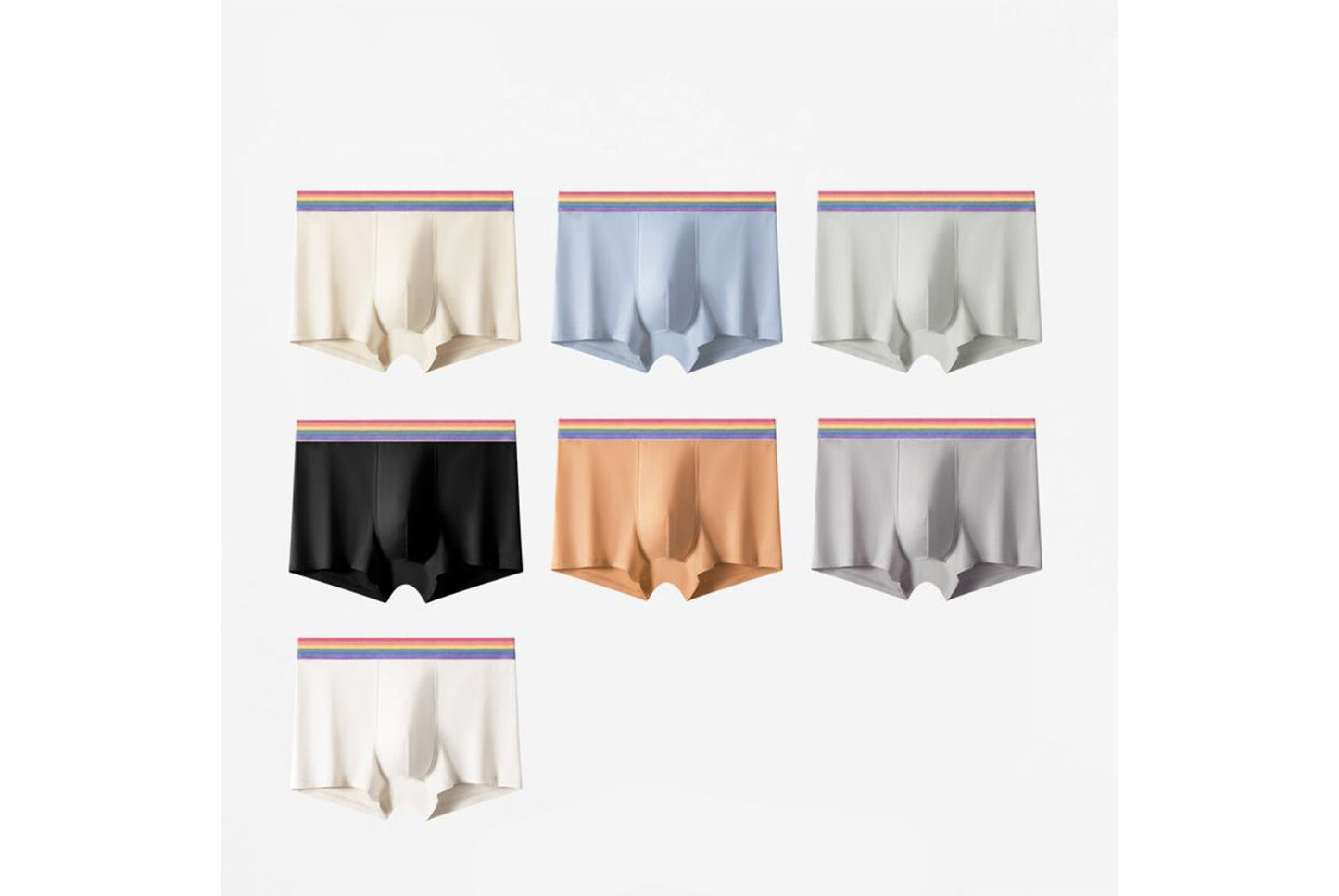 Men's Class A Pure Cotton Antibacterial Boxer Briefs -