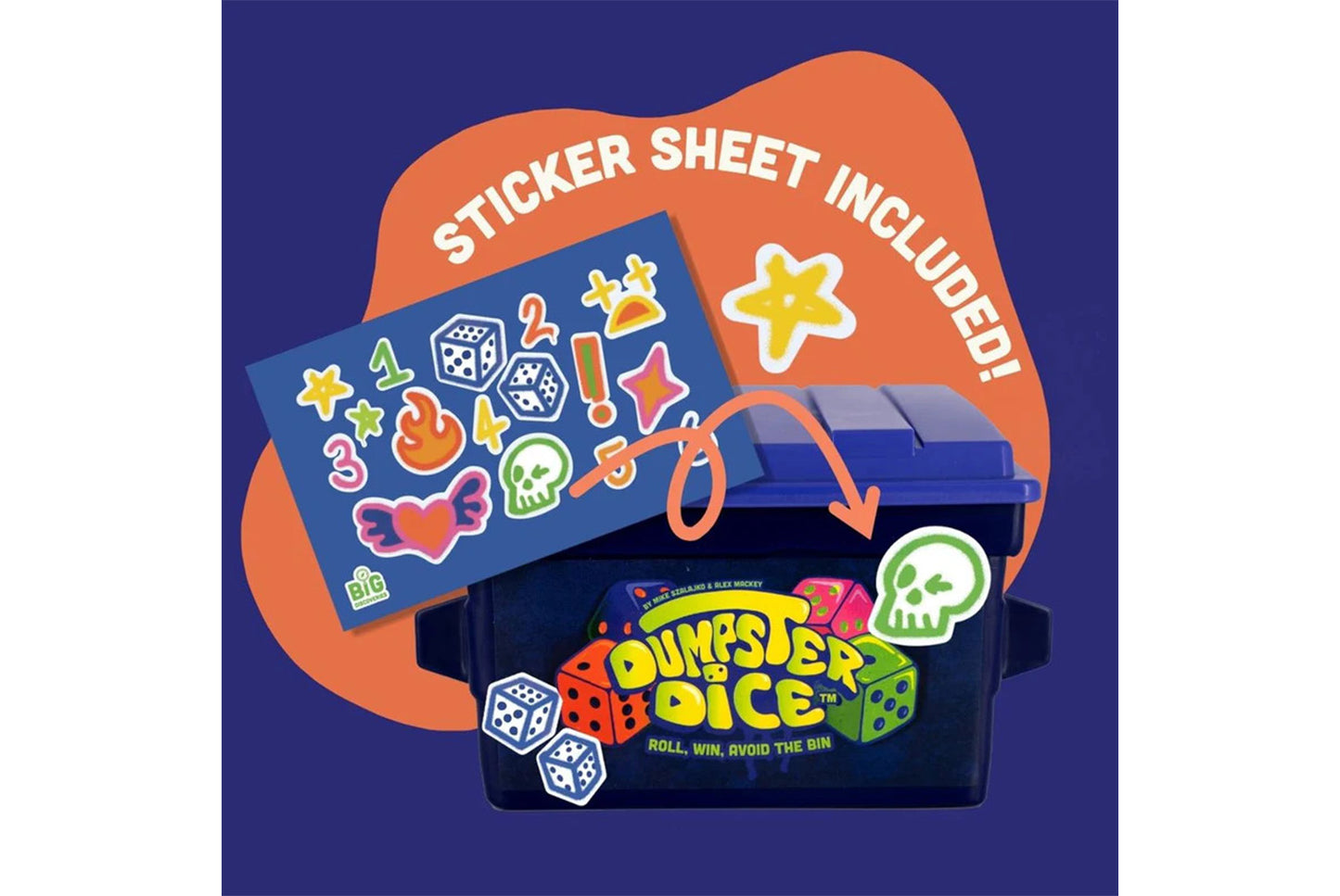 Dumpster Dice Fast-Paced Family Dice Game