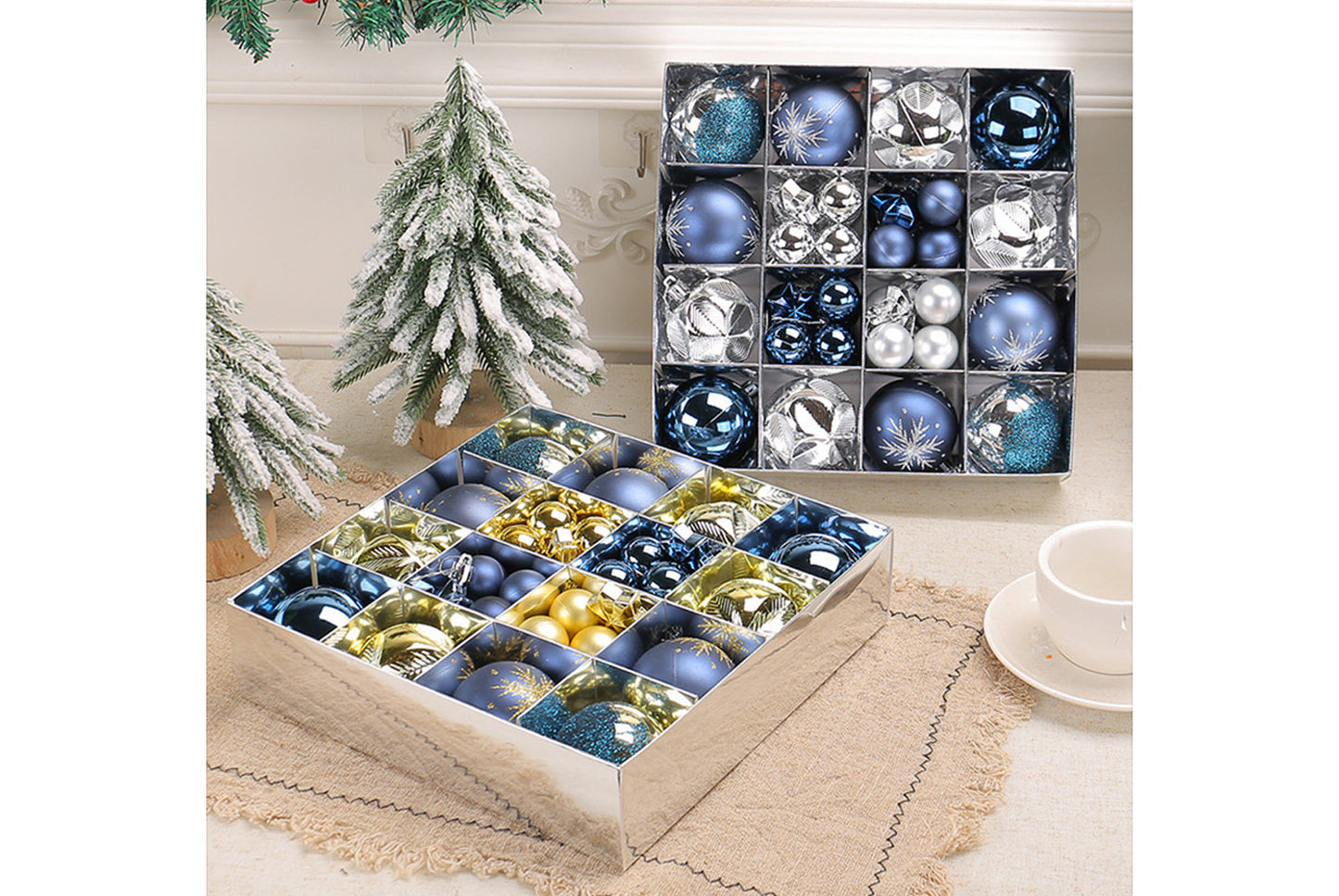 *Electroplating Shaped Christmas Ball Pendant