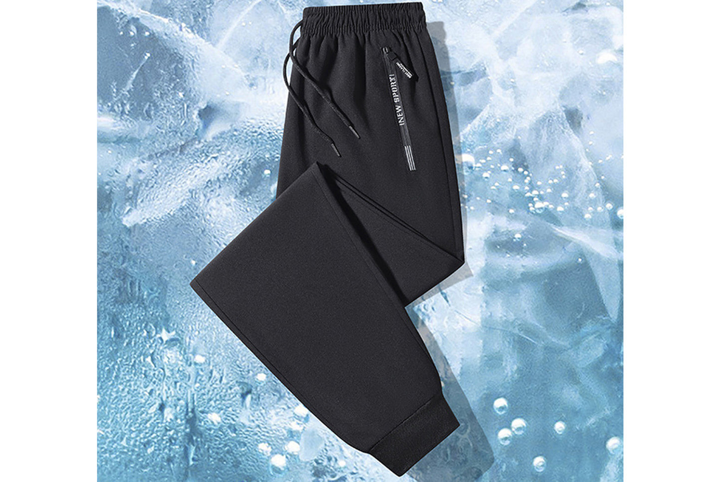 **Men's Ice Silk Pants - Cool, Breathable Casual Sweatpants**