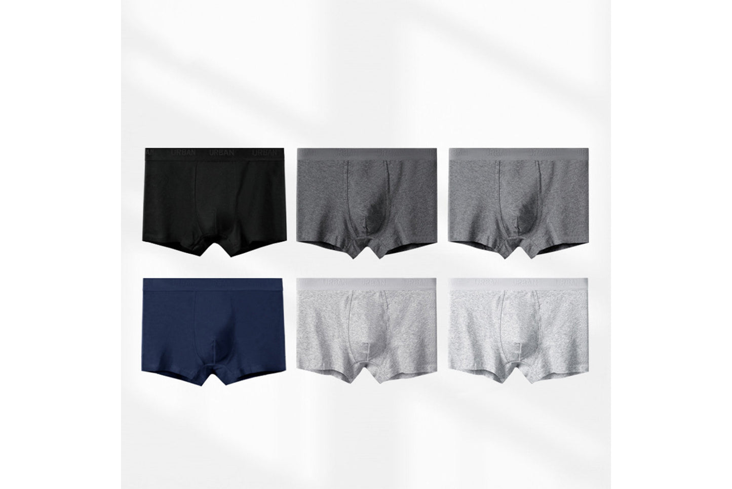 Men's Pure Cotton Class A Antibacterial Boxer Briefs