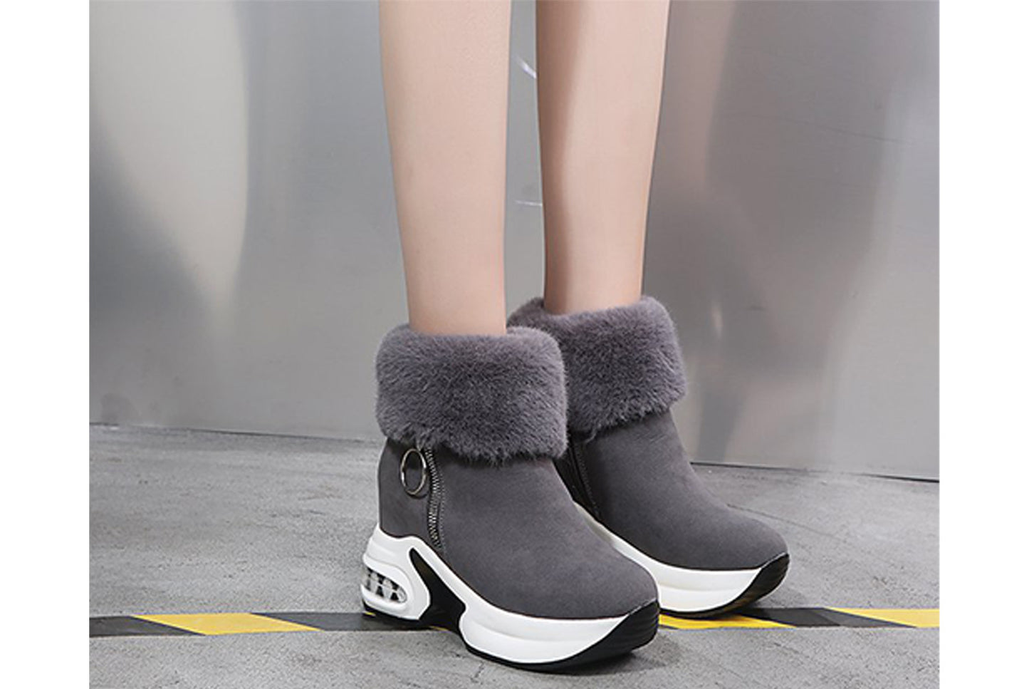 Fleece Lining for Warmth and Height Increase