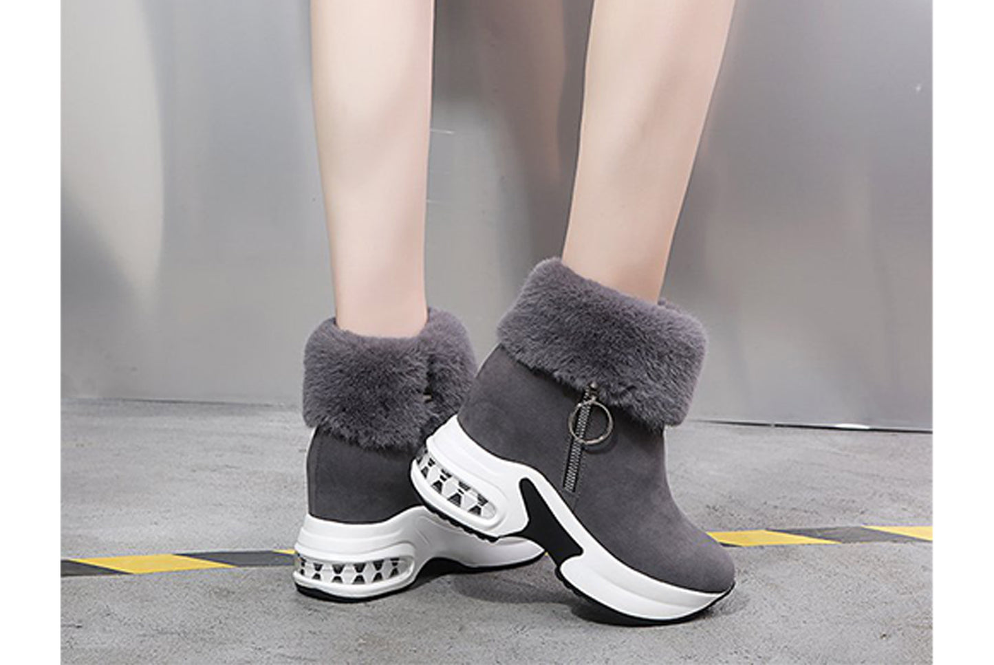 Fleece Lining for Warmth and Height Increase