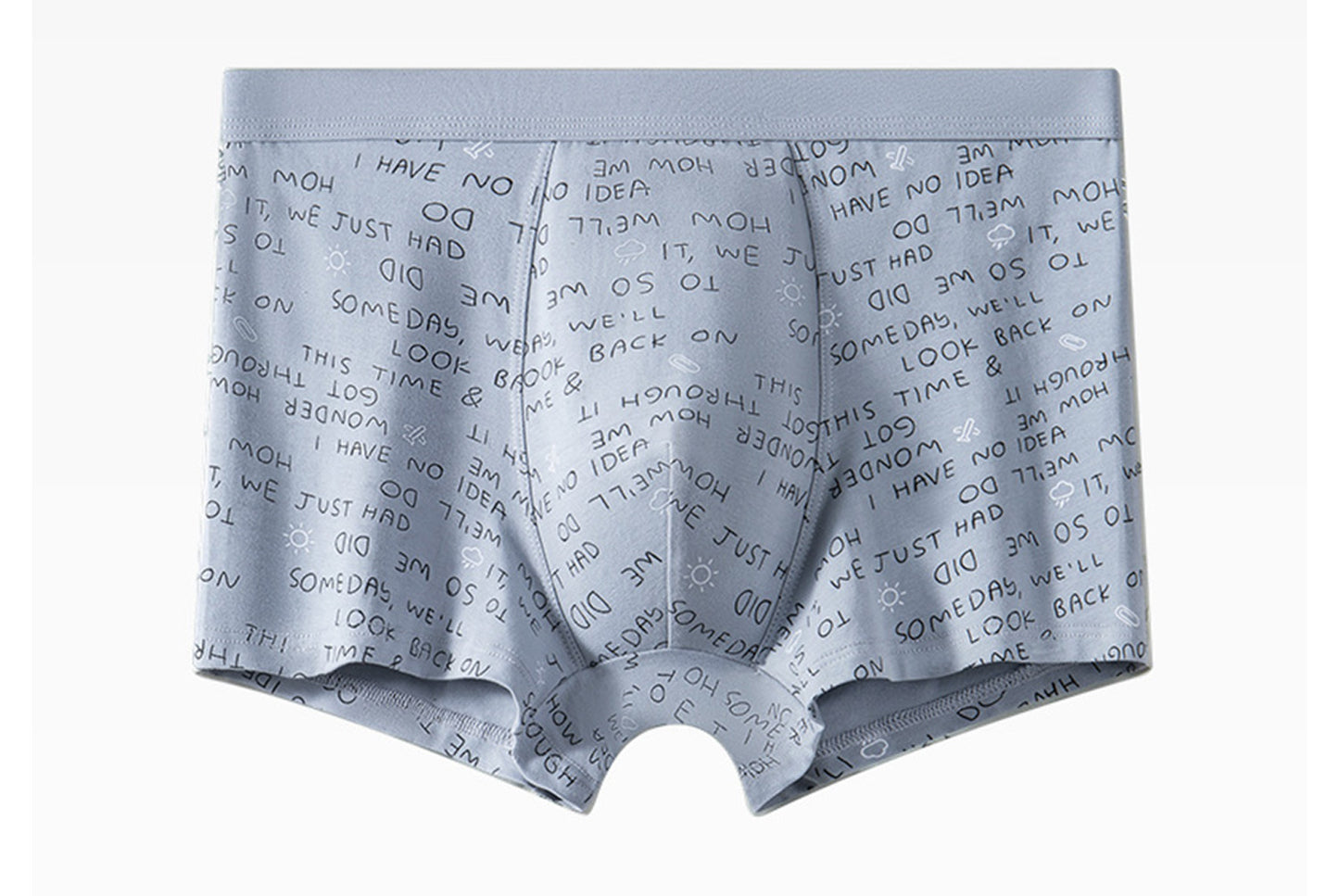 Men's Class A Pure Cotton Summer Sports Boxer Briefs