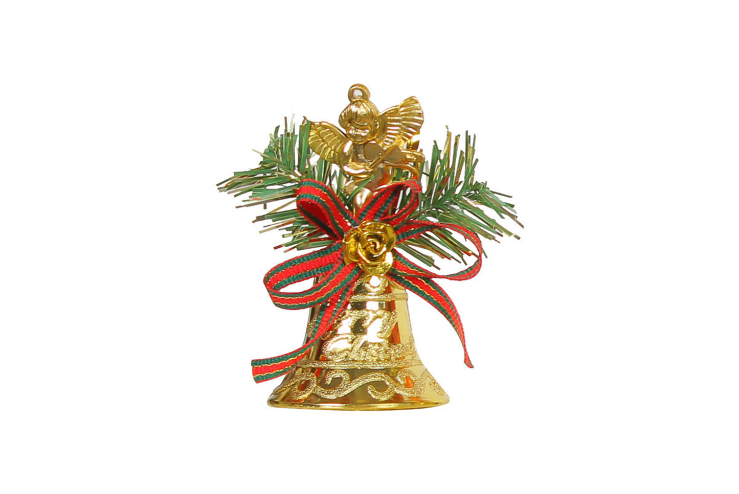 Christmas Bell Pendants - Golden Bell Christmas Tree Ornaments