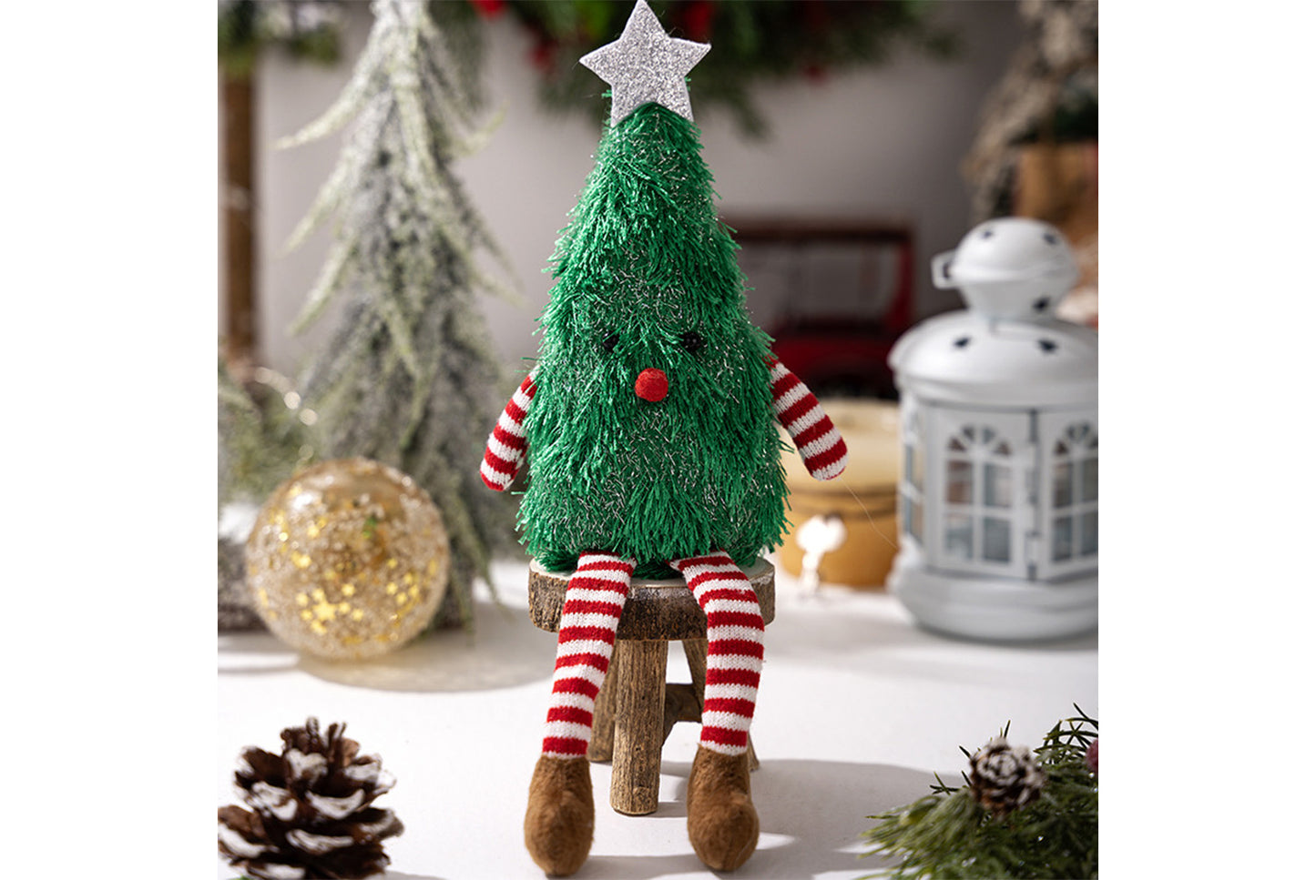 **Cute Plush Christmas Tree Doll**