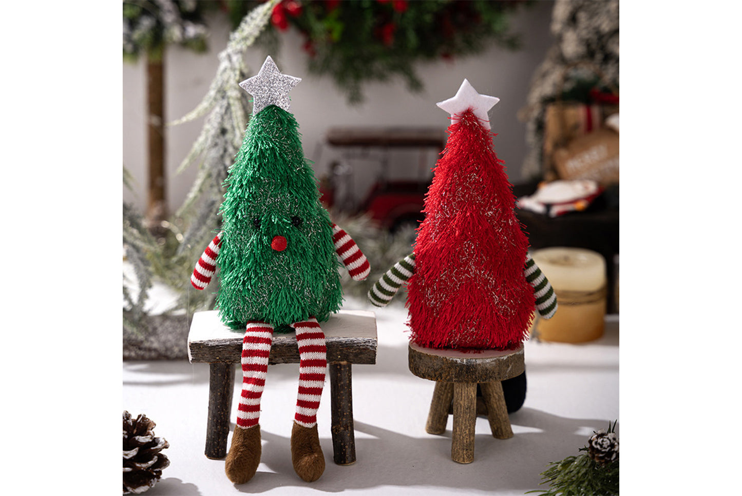 **Cute Plush Christmas Tree Doll**