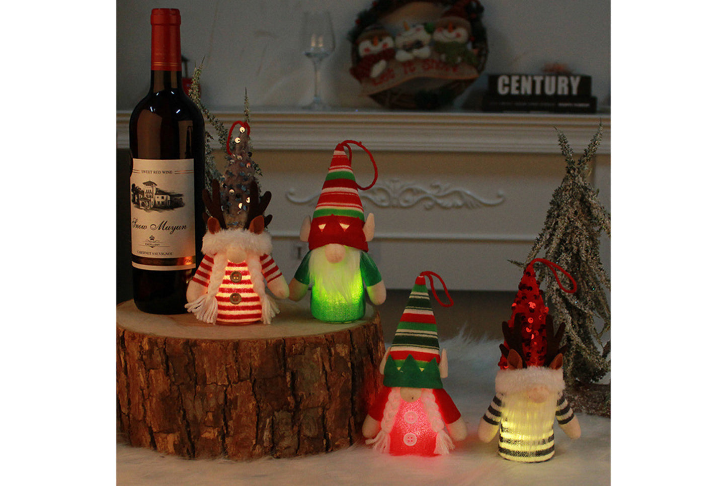 Faceless Old Man Deer Antler Doll Ornament