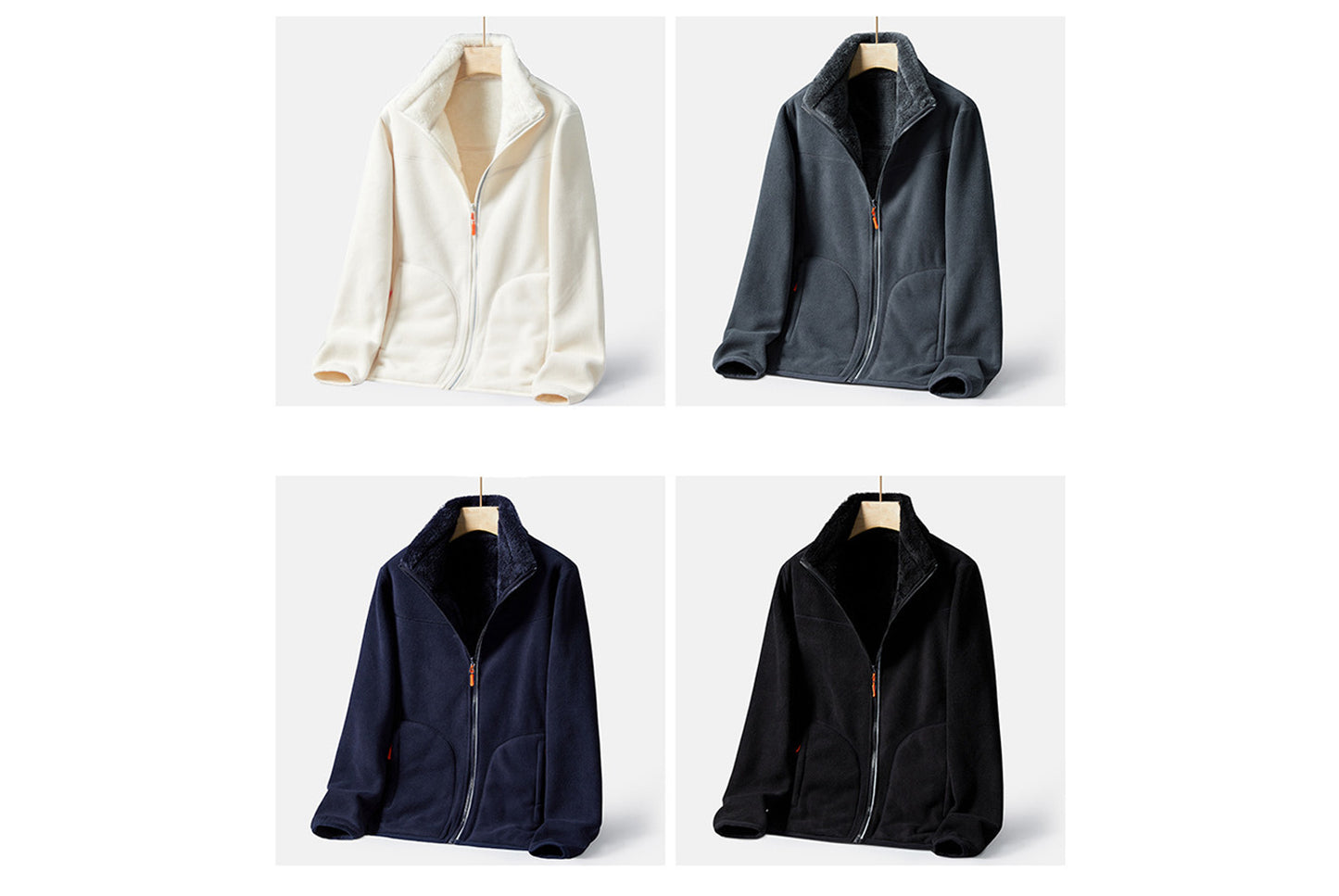 Double-Sided Fleece Thickened Hoodie