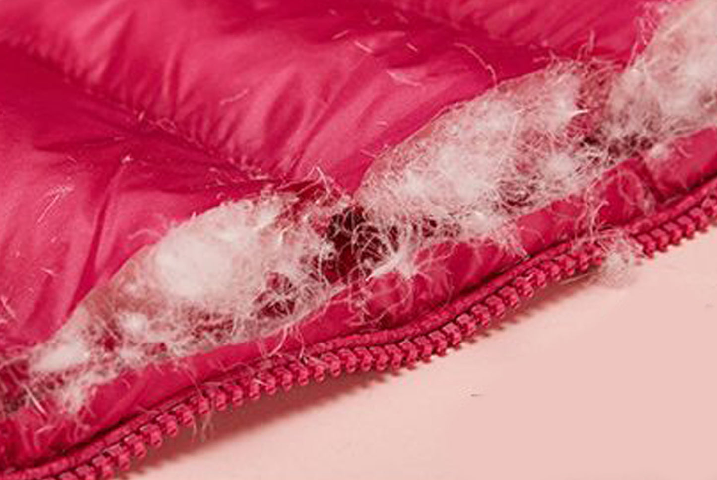 **Ladies short white duck down jacket (lightweight and warm)**