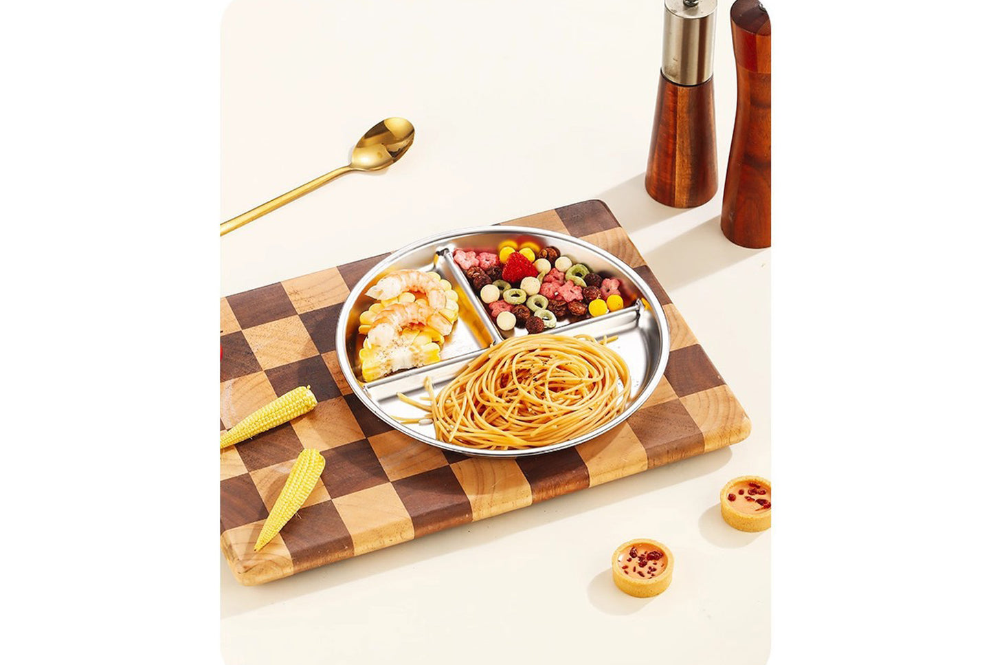 Three-Compartment Dinner Plate (3-Pack)