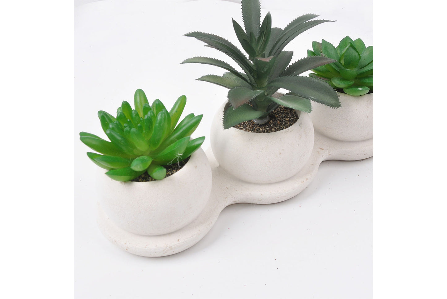 Halloween Simulated Plant Pots | Skull/White Pot/Succulent Series