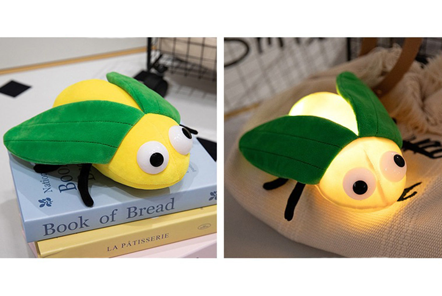 **Luminous Insect Plush Toy | Soothing Birthday Gift for Children**