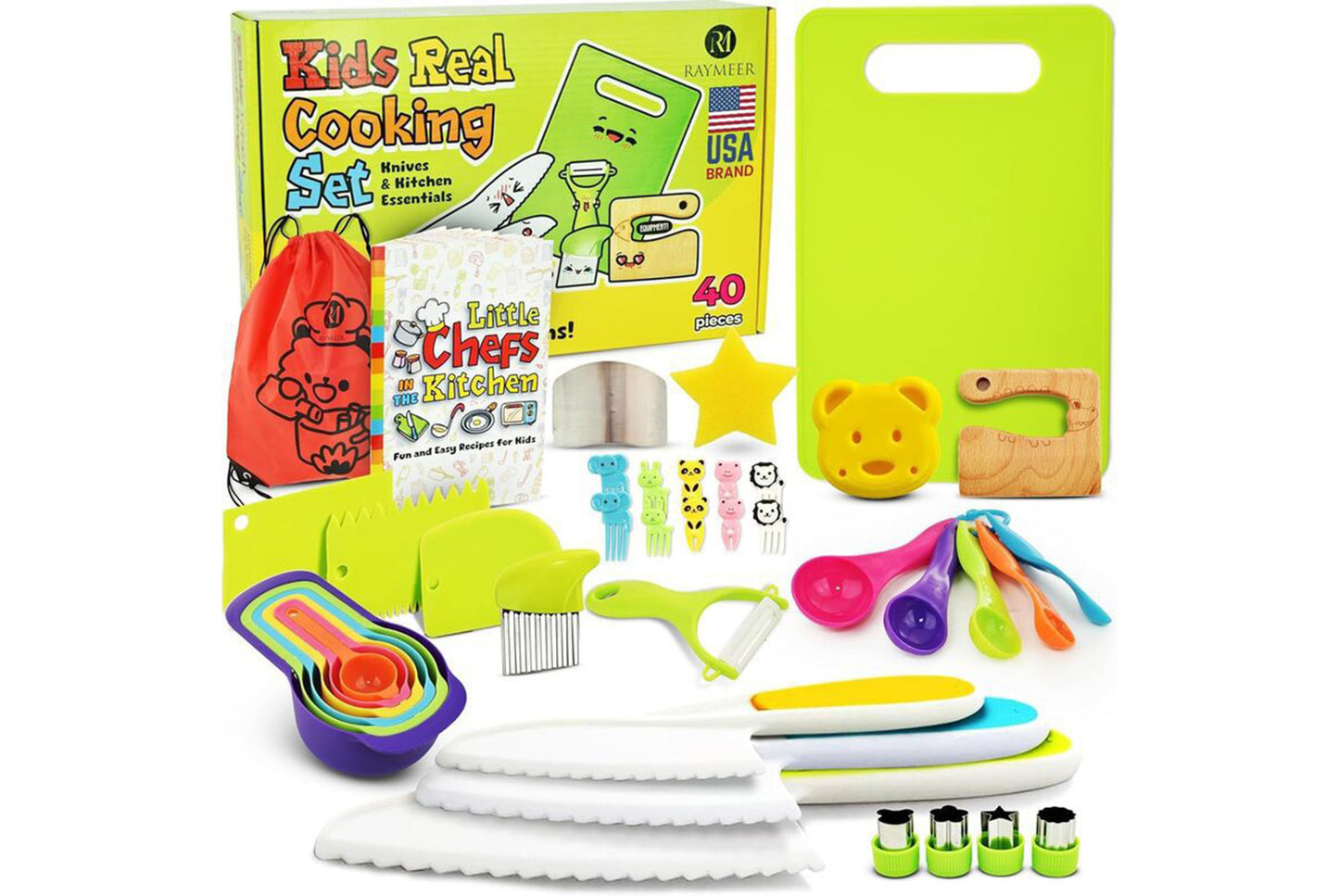**48-Piece Children's Kitchen Tool Set - Safe Fruit Cutting Toy**