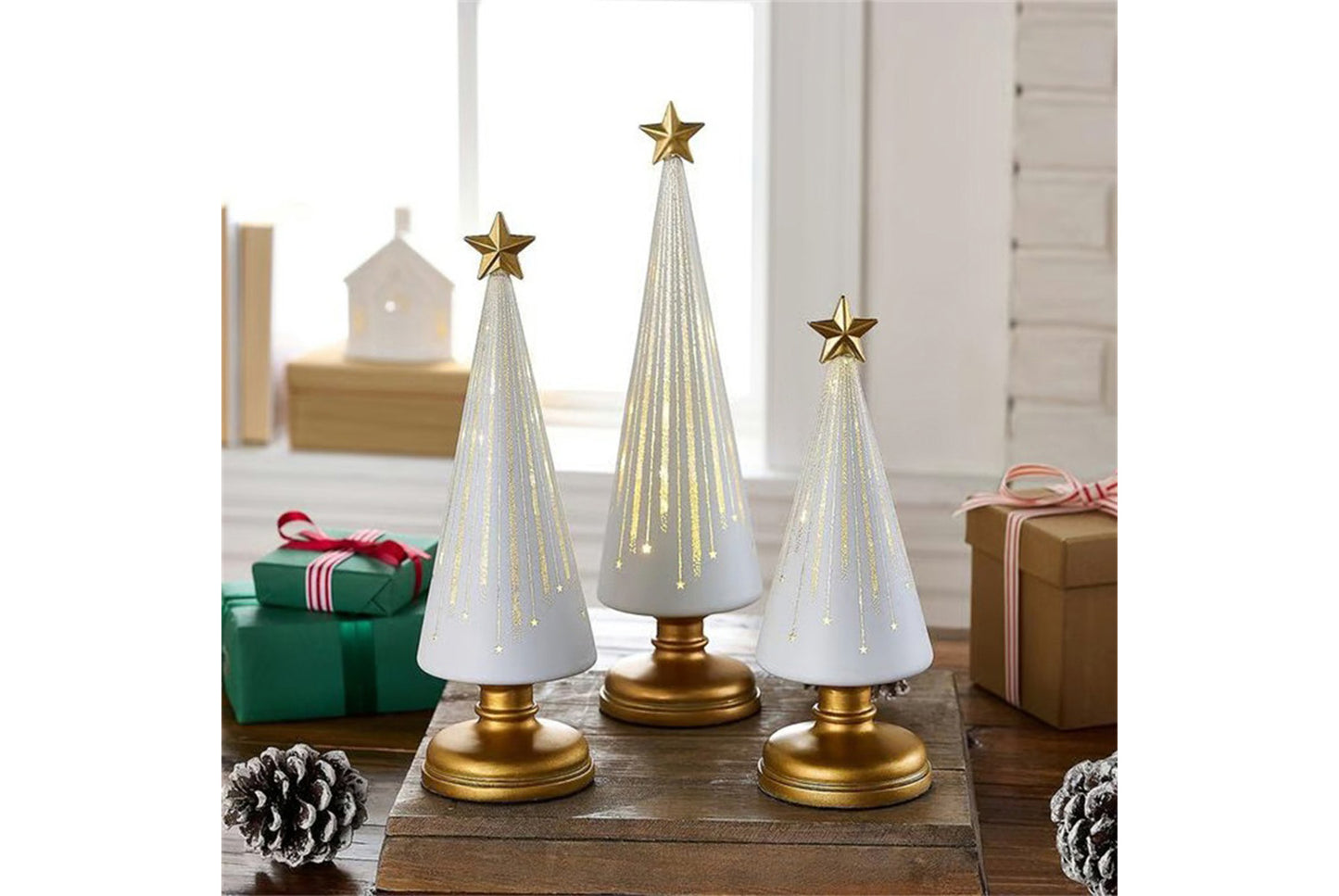 Valerie Parr Hill Starry Night Christmas Tree Ornaments